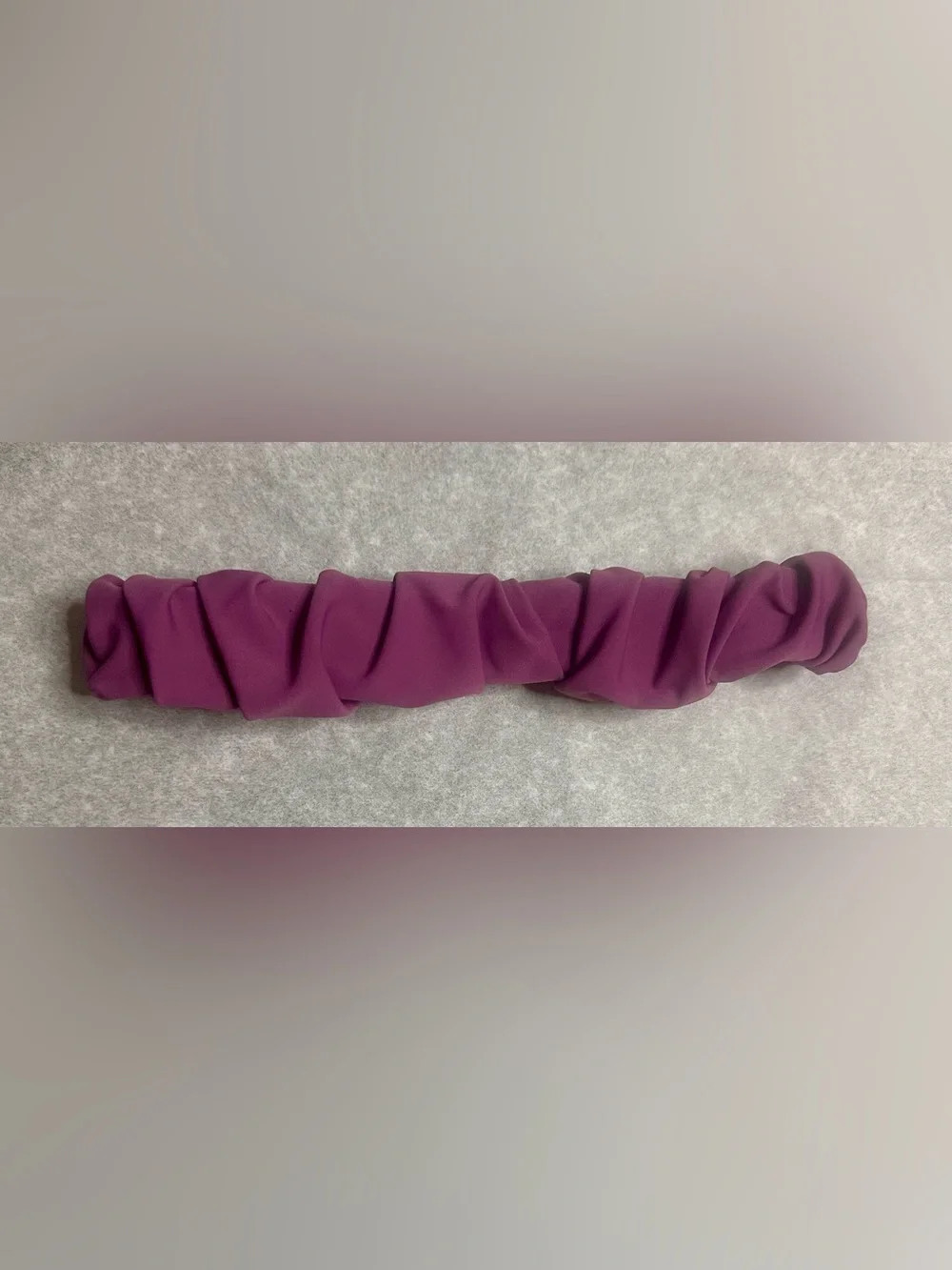 NWOT Lululemon Nulux Gathered Headband Vintage Plum Ruched Scrunchie
